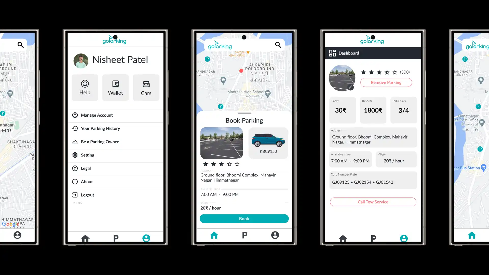 goParking project screenshot